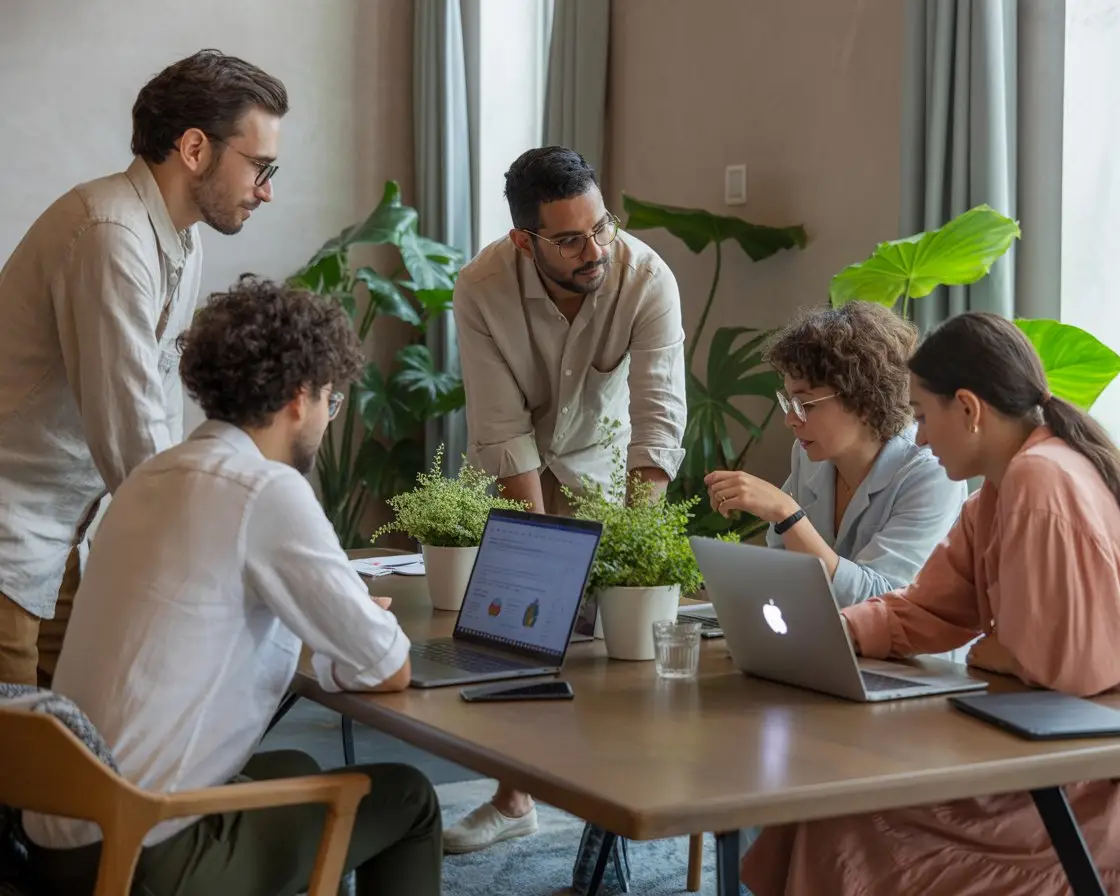 A photograph of a diverse moroccan team XmpoA0slTH YJVBOVOnnJA 4CjWWKnjSfuneTrKfv74Yg