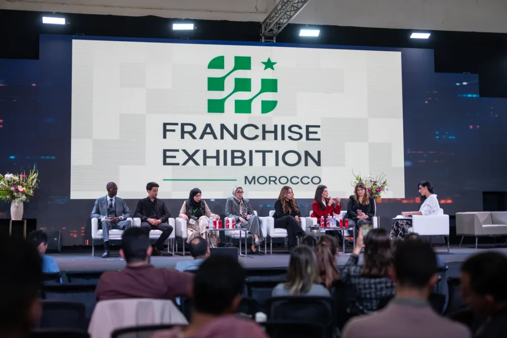 Panel of speakers on the main stage